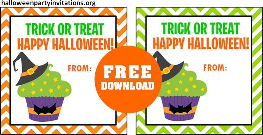 Free printable Halloween gift tags
