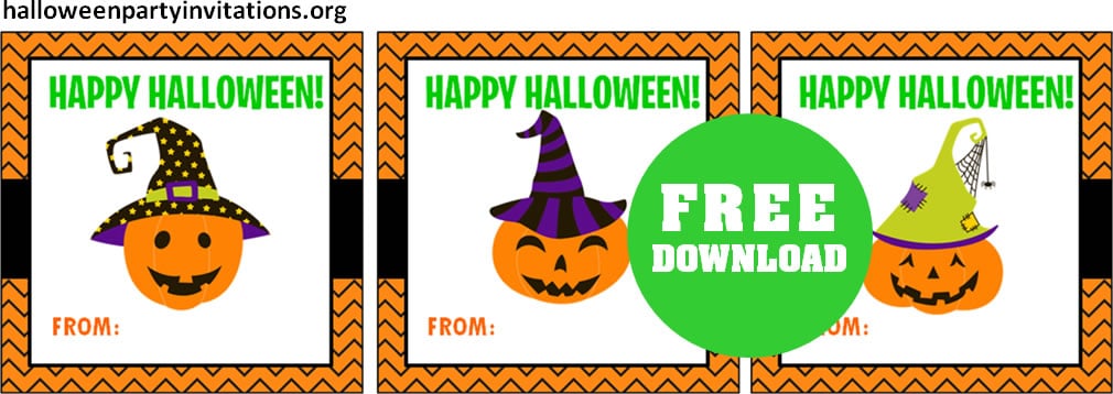 Halloween treat tags printable